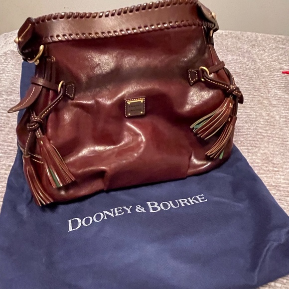 Dooney & Bourke brown leather purse - Picture 1 of 5